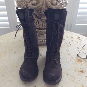 VINTAGE FOUNDRY CO, BROWN BOOTS